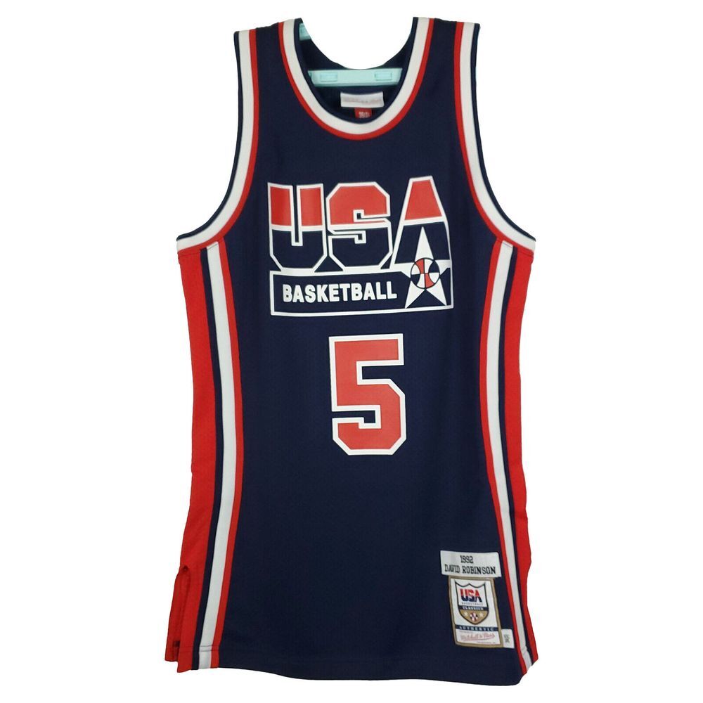 David Robinson USA Dream Team‎ Mitchell & Ness S Small Authentic Jersey Navy NWT